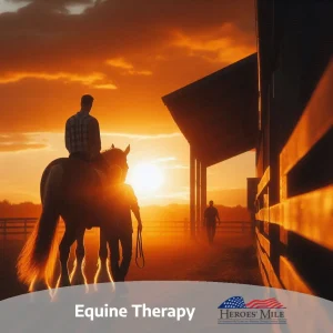 Equine Therapy At Heroes Mile