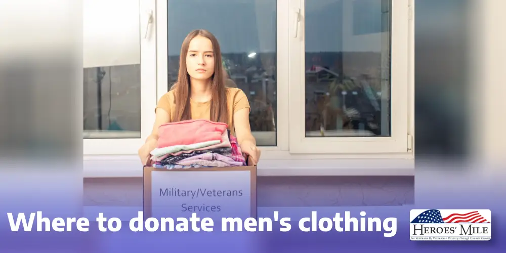 Where to donate men’s clothing for veterans